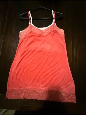 BONGO Coral Lace-Trim Camisole